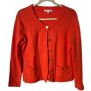 Banana Republic Timeless Cotton Button Front Elegant Cardigan Sweater Jacket‎ MP